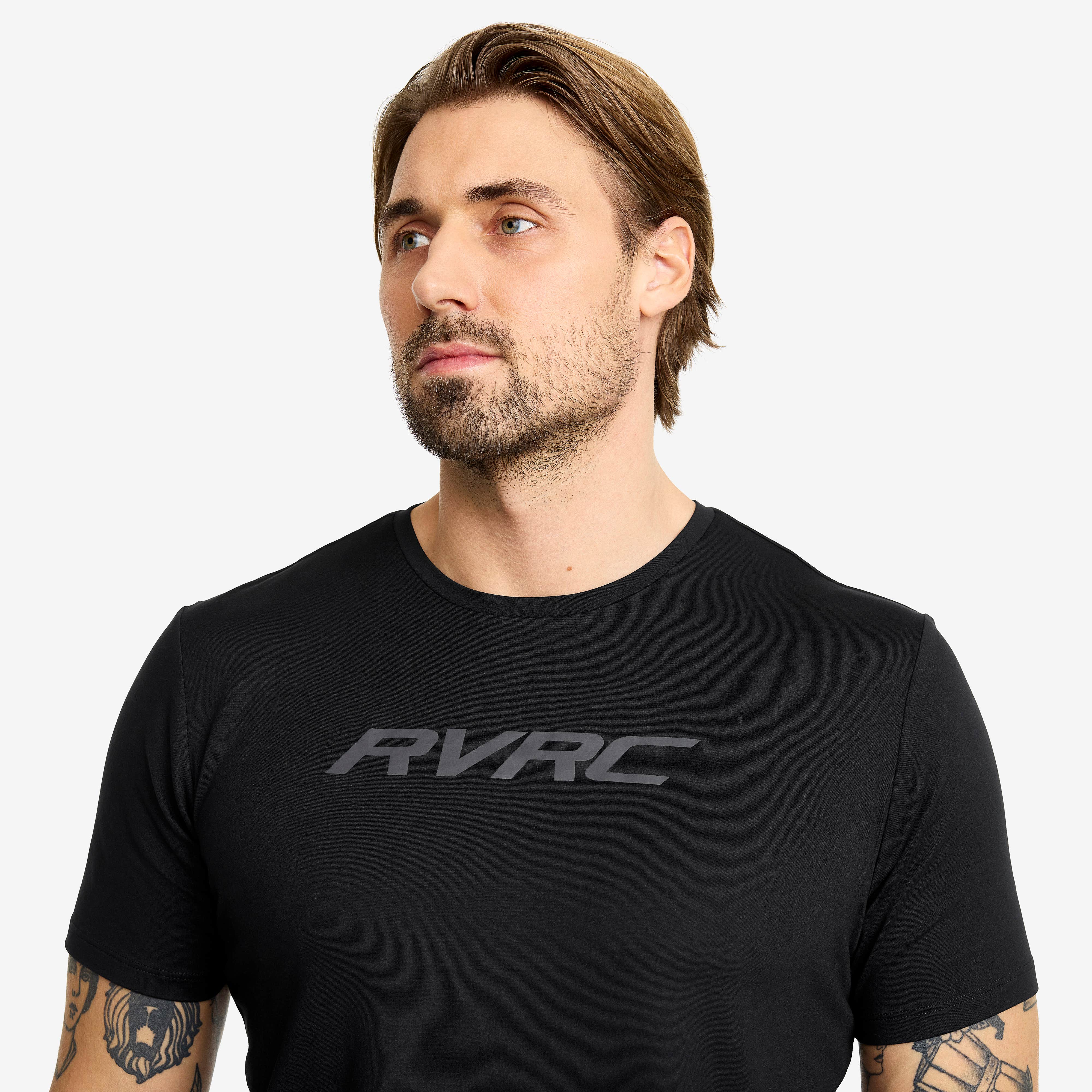 Mission Logo T-shirt Herre Black