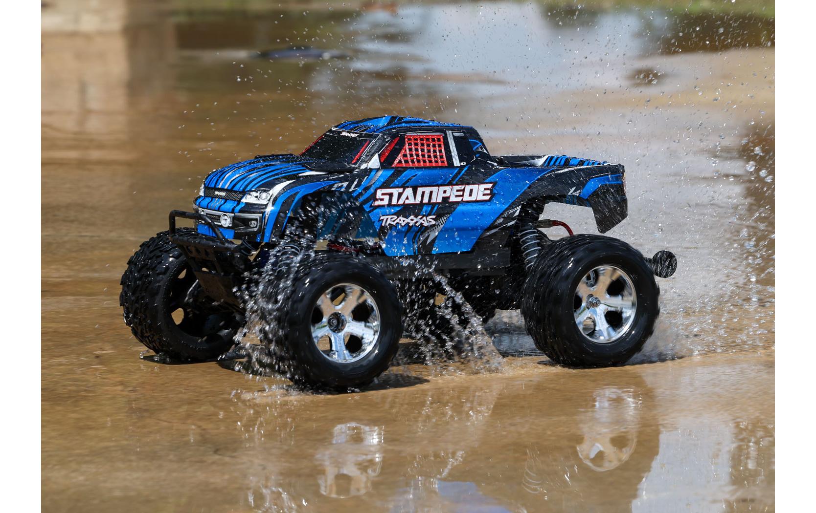 Monster Truck Stampede HD XL-5 2WD Blau, ARTR, 1:10<br>Robuster 2WD Monstertruck mit Titan-Motor