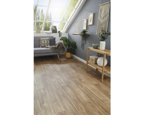 Maxima PVC vloer, plankenlook, licht eiken, 662M, 200 cm breed (per meter verkocht)
