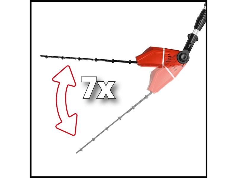 Einhell Akku-Heckenschere Hoch GE-HH 18/45 Li T-Solo Heckenschneider ohne Akku und Ladegerät