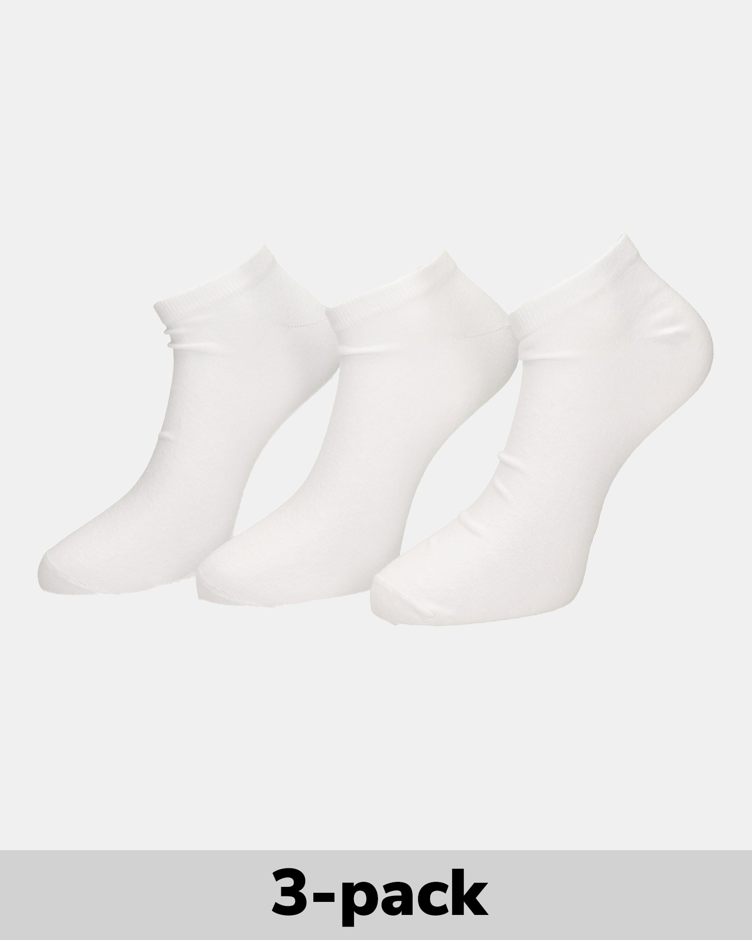 Nelson 3-Pack Enkelsokken Sokken  - wit
