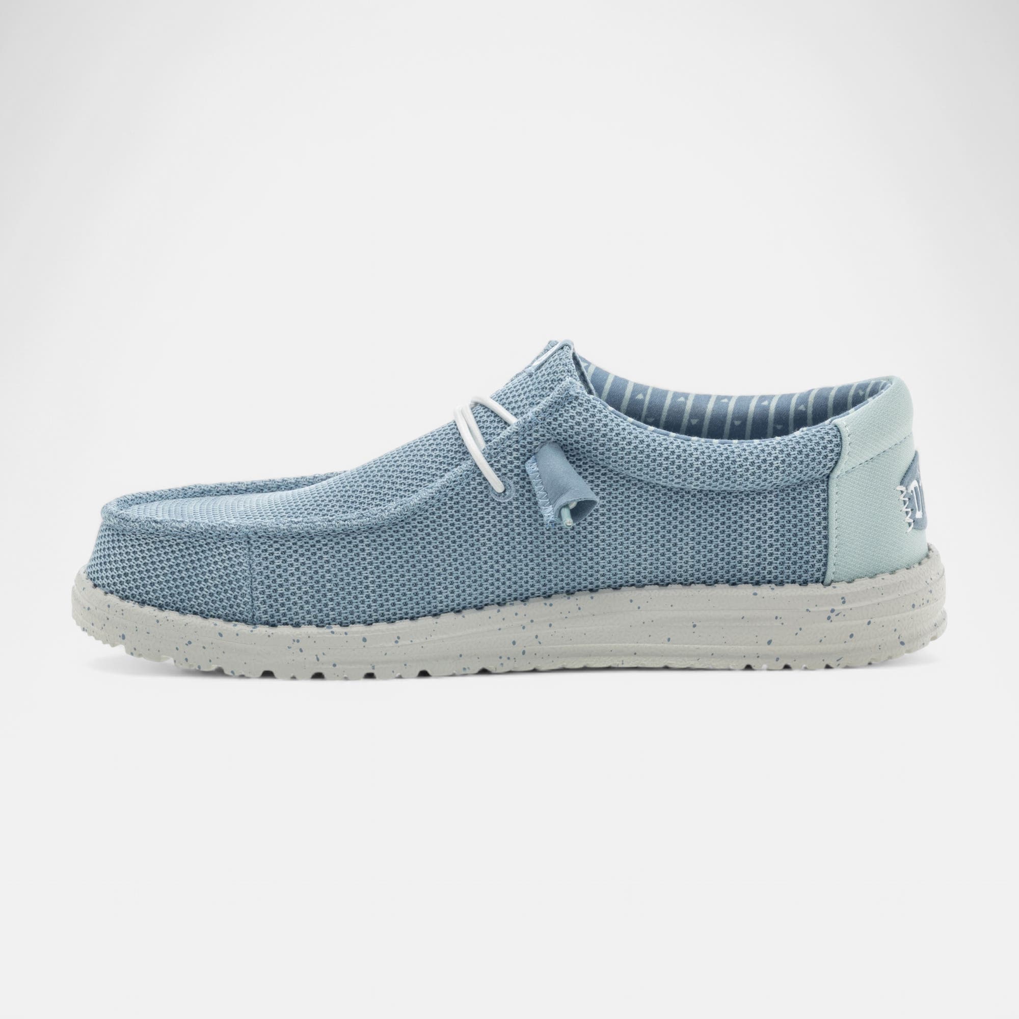 Baskets en toile Homme bleu ciel