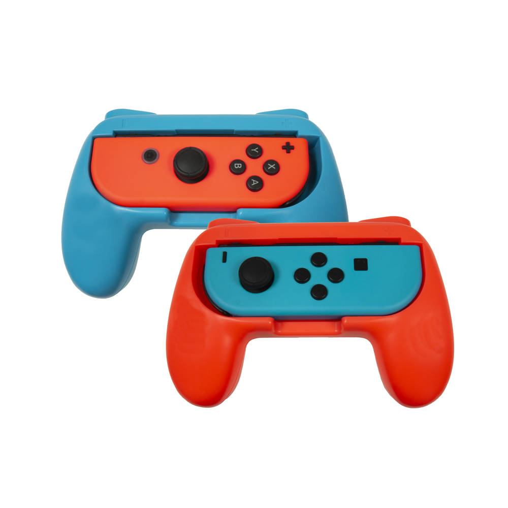 Qware Switch gaming handgrip - blauw/rood