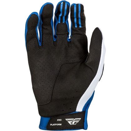 Gants cross Fly EVOLUTION DST 2025 - Blanc / Bleu