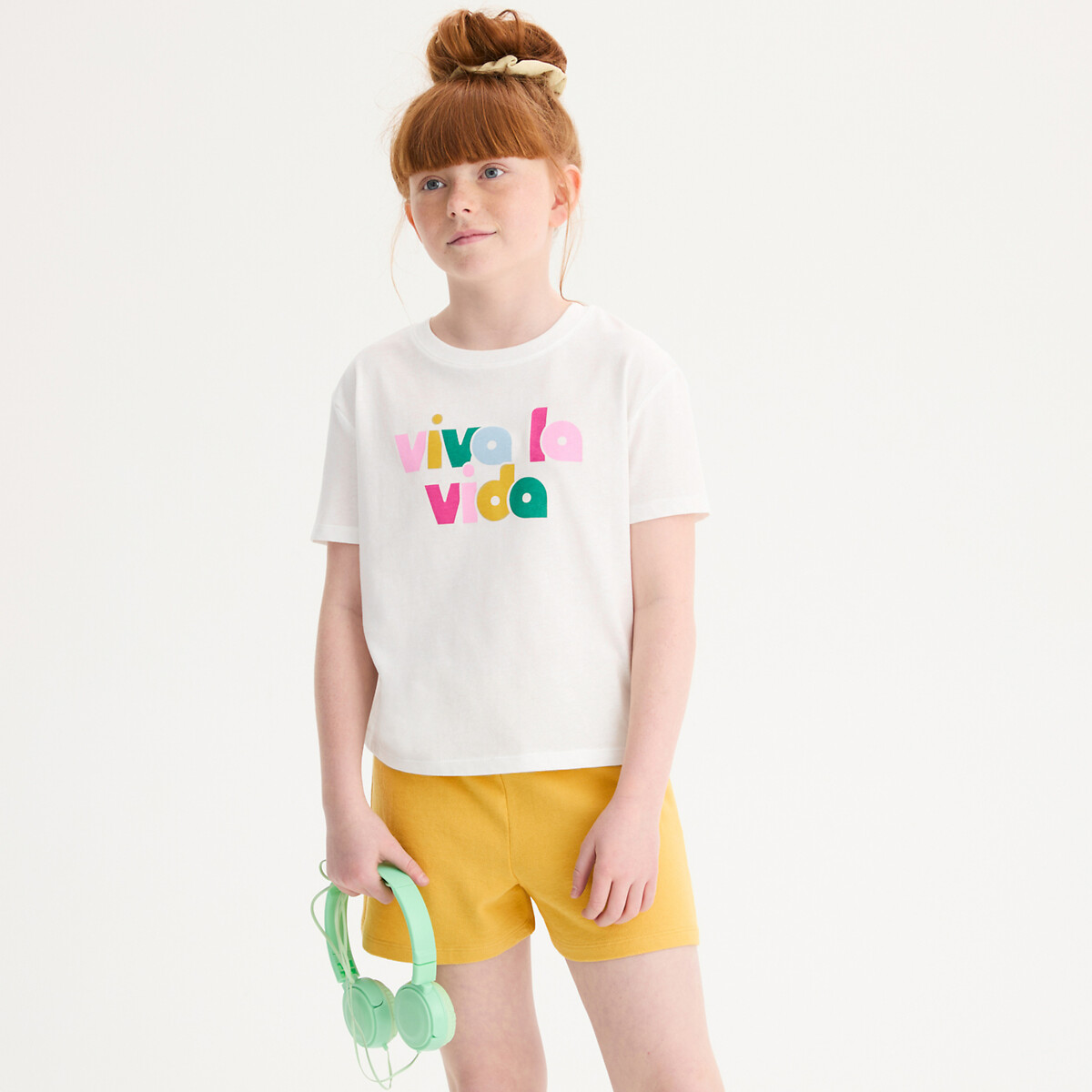 COLEÇÕES LA REDOUTE<br>Camiseta de manga curta com 