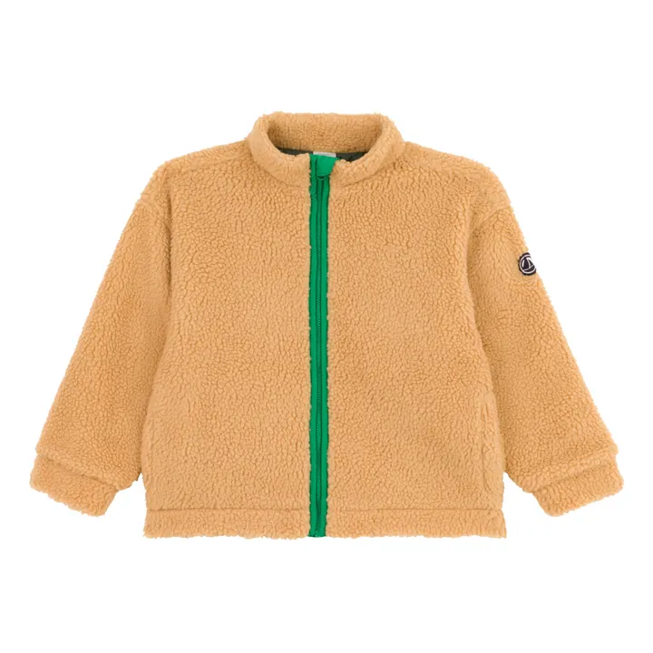 Petit Bateau Veste Macaron Polaire | Camel