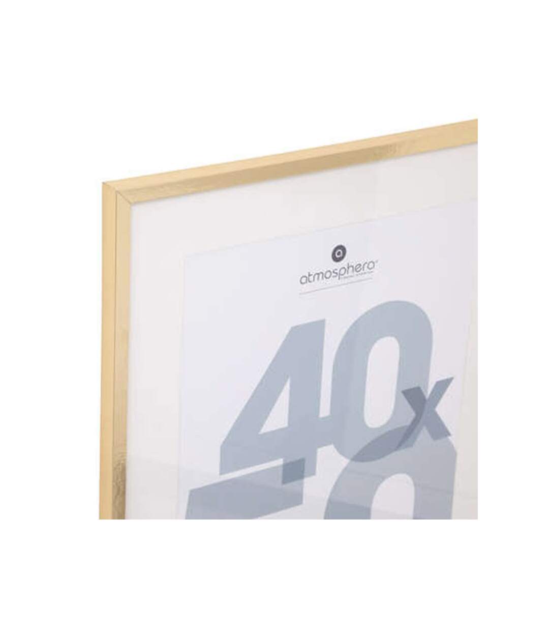 Cadre Photo en Verre Manu 40x50cm Or