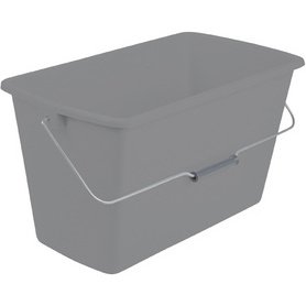 Seau de ménage 'bent', rectangulaire, nordic-grey