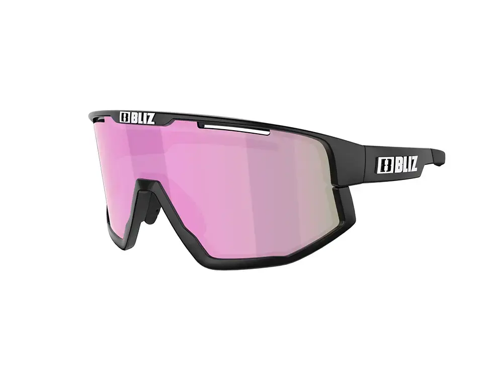 Bliz Fusion Small Sport Zonnebril Mat Zwart met Rose Multi Lens