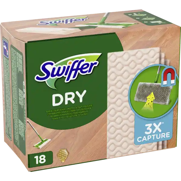 Dry Wischtücher trocken Holz & Parkett Nachfüllpackung