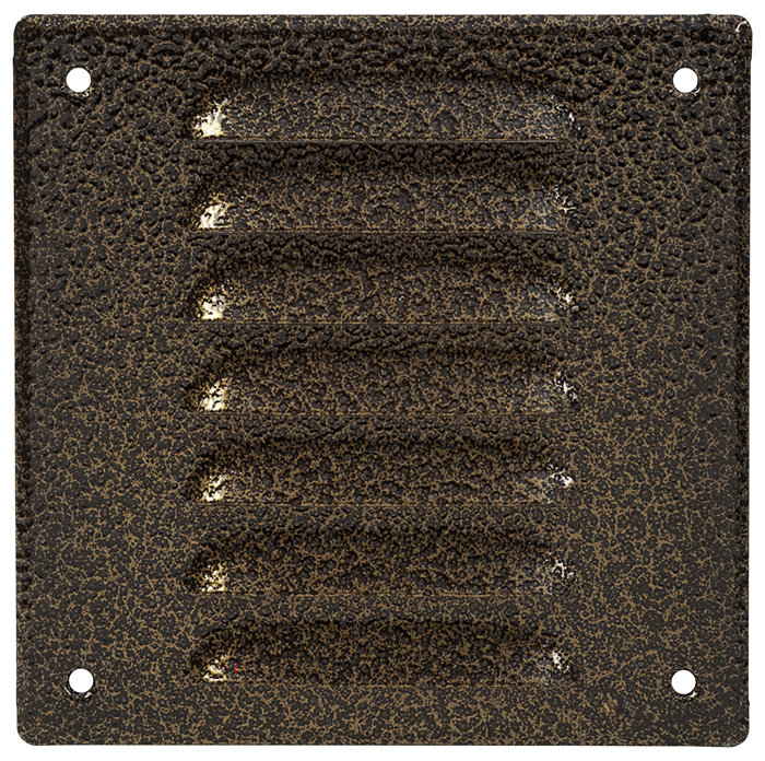 Vægrist med net 170 x 170 mm – antik metal