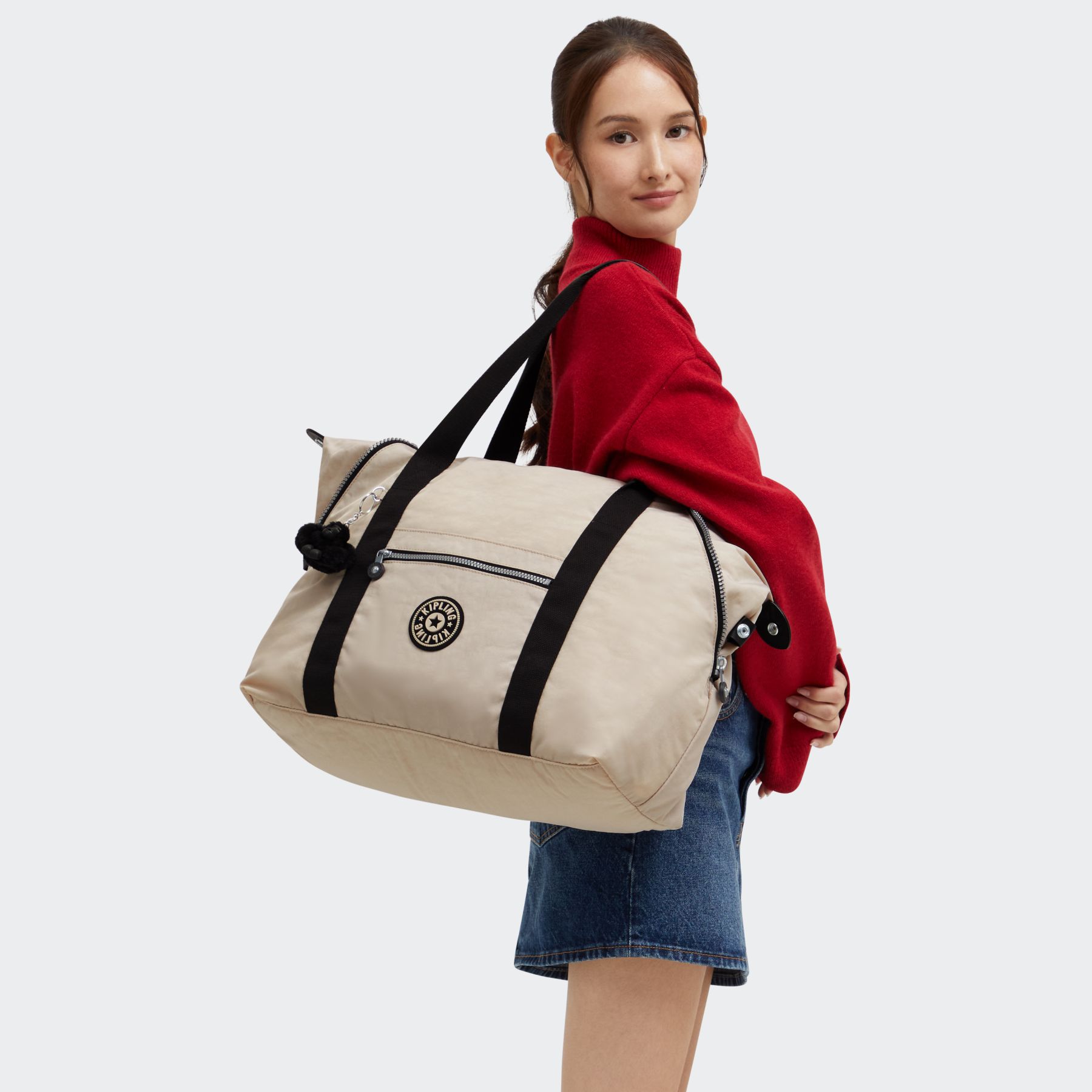 ART M Fourre-Tout De Voyage Avec Manchon Pour Valise - Back to Beige Heritage