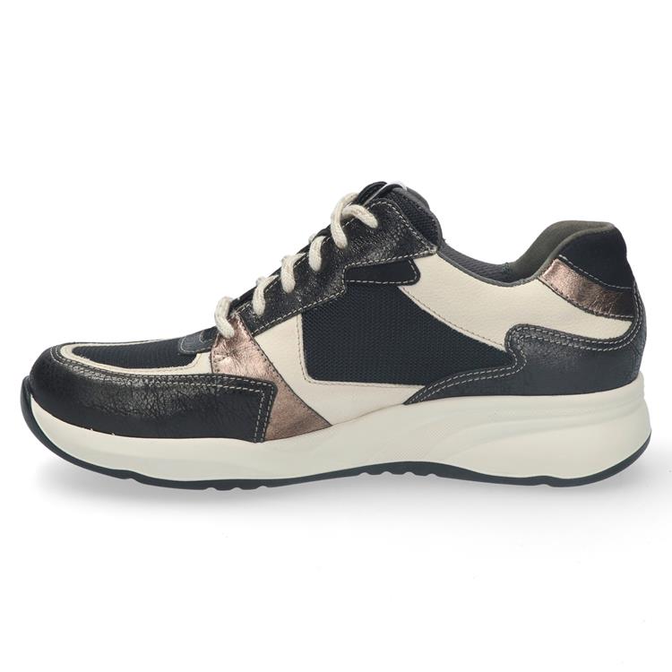 Durea 6295 wijdte H ZWART/BEIGE/GOUD