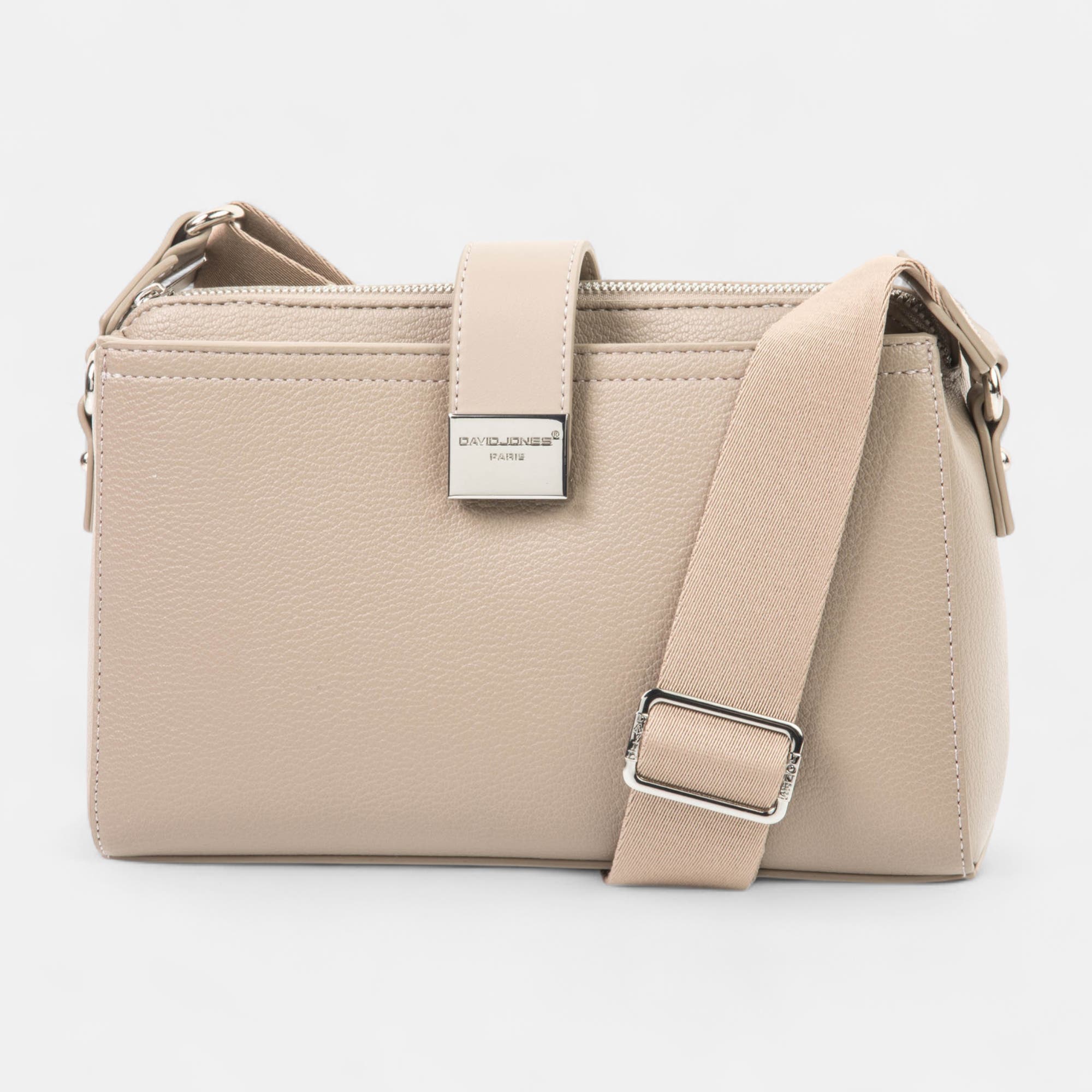 Sac bandoulière taupe