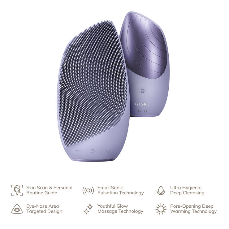 GESKE Sonic Thermo Facial Brush | 6 in 1