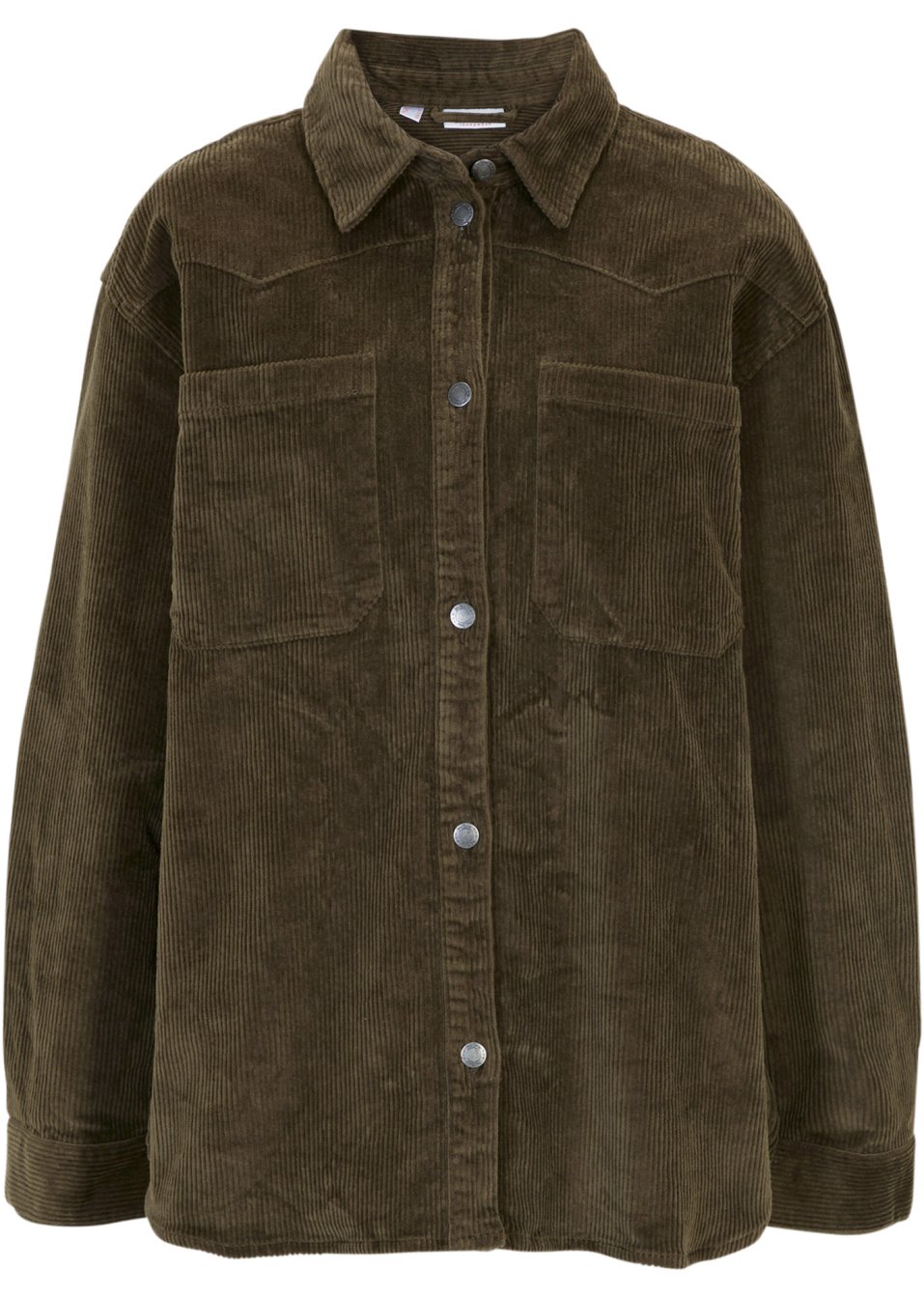 Shaket en velours côtelé, oversized