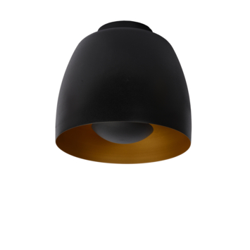 Lucide NOLAN plafonnière Ø24cm Zwart