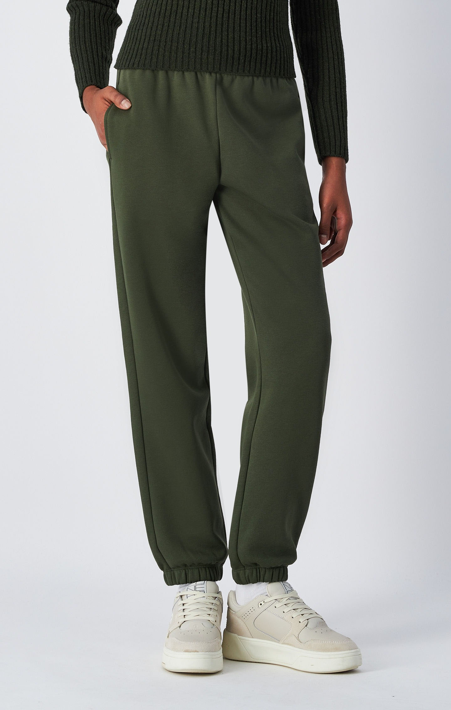 ICONS Elastic Cuff Pants Dame Forest Night