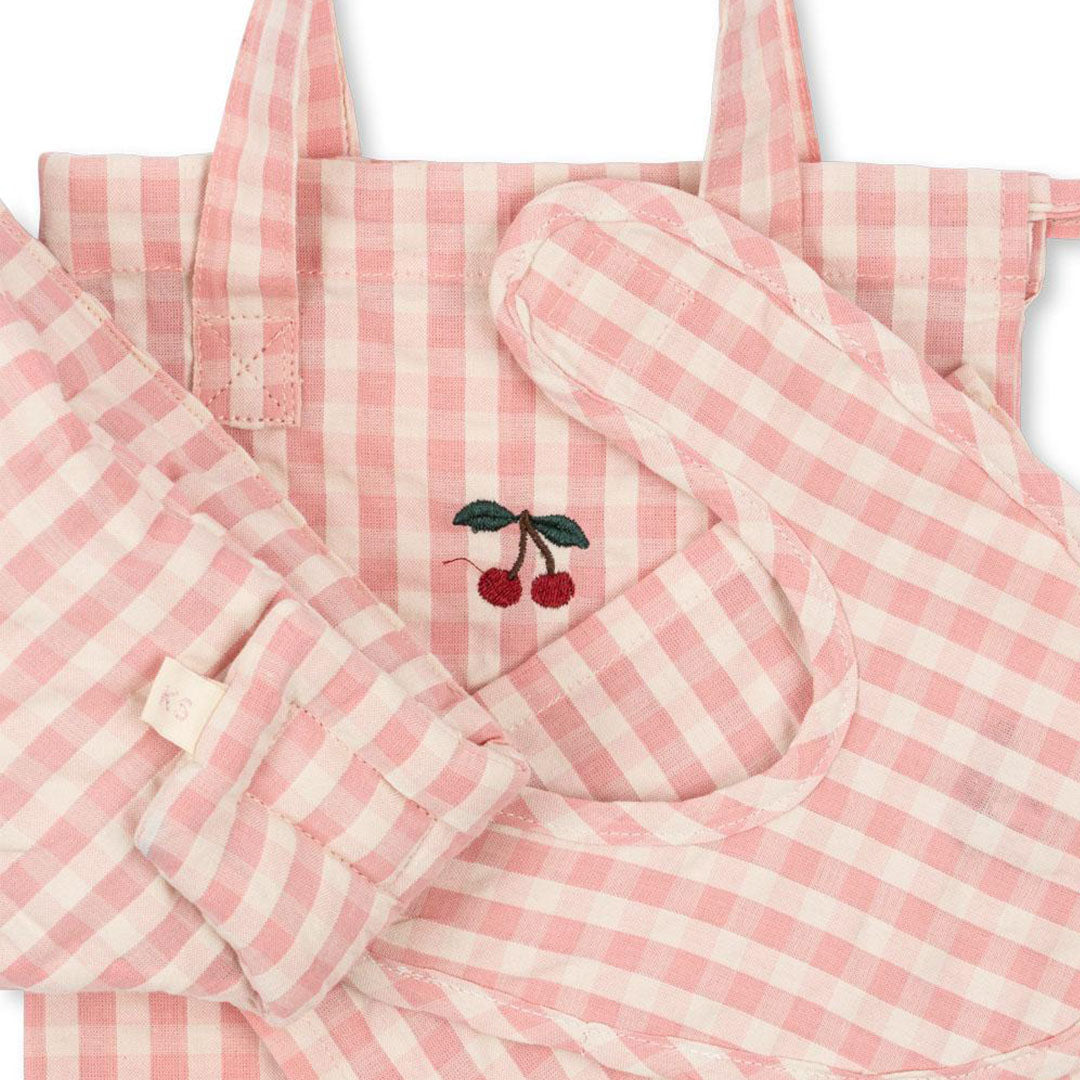Konges sløjd poppenverzorgingsset - pink check