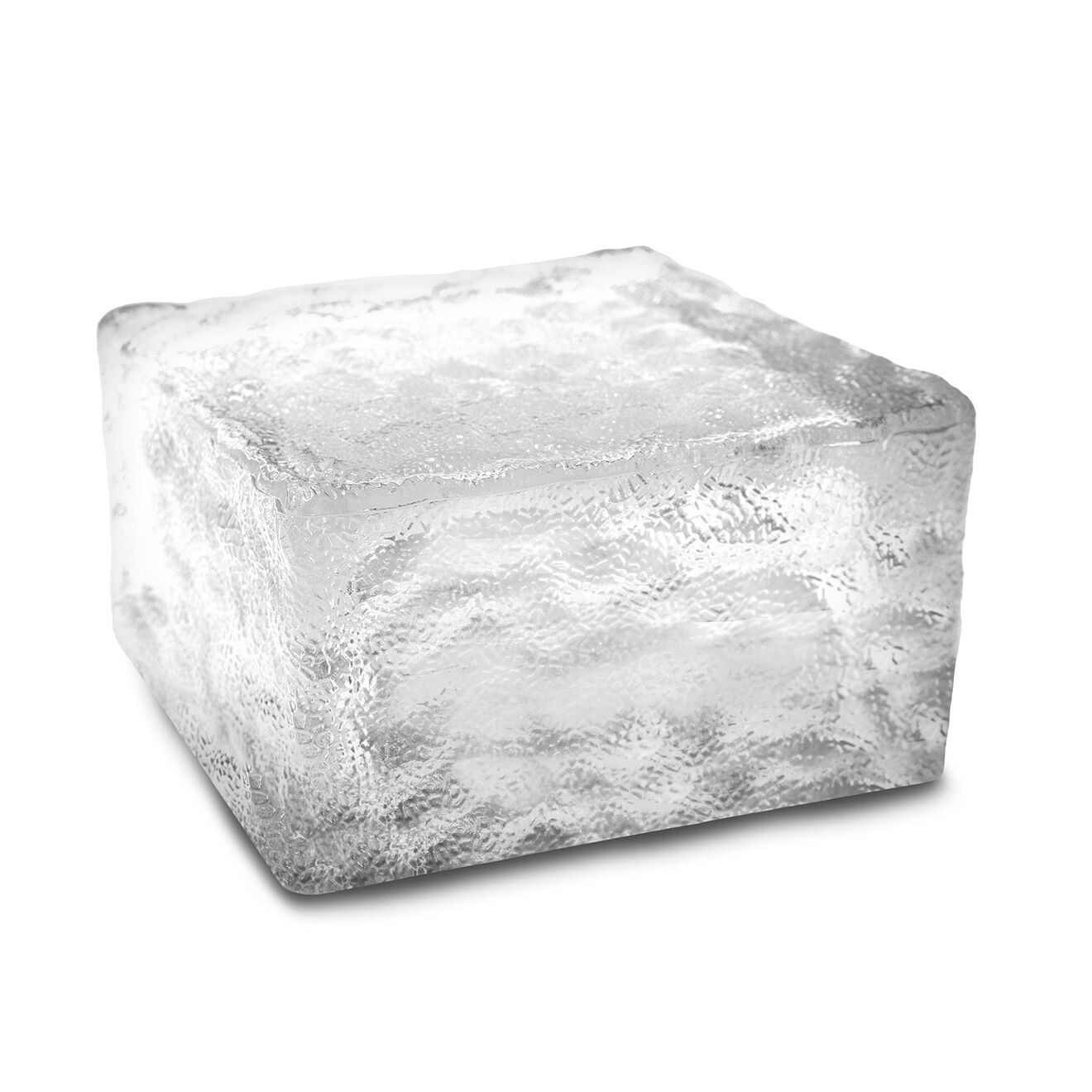 Pratik Garden 4 Pavés solaires LED Lumdo transparents - 10x10x5 cm