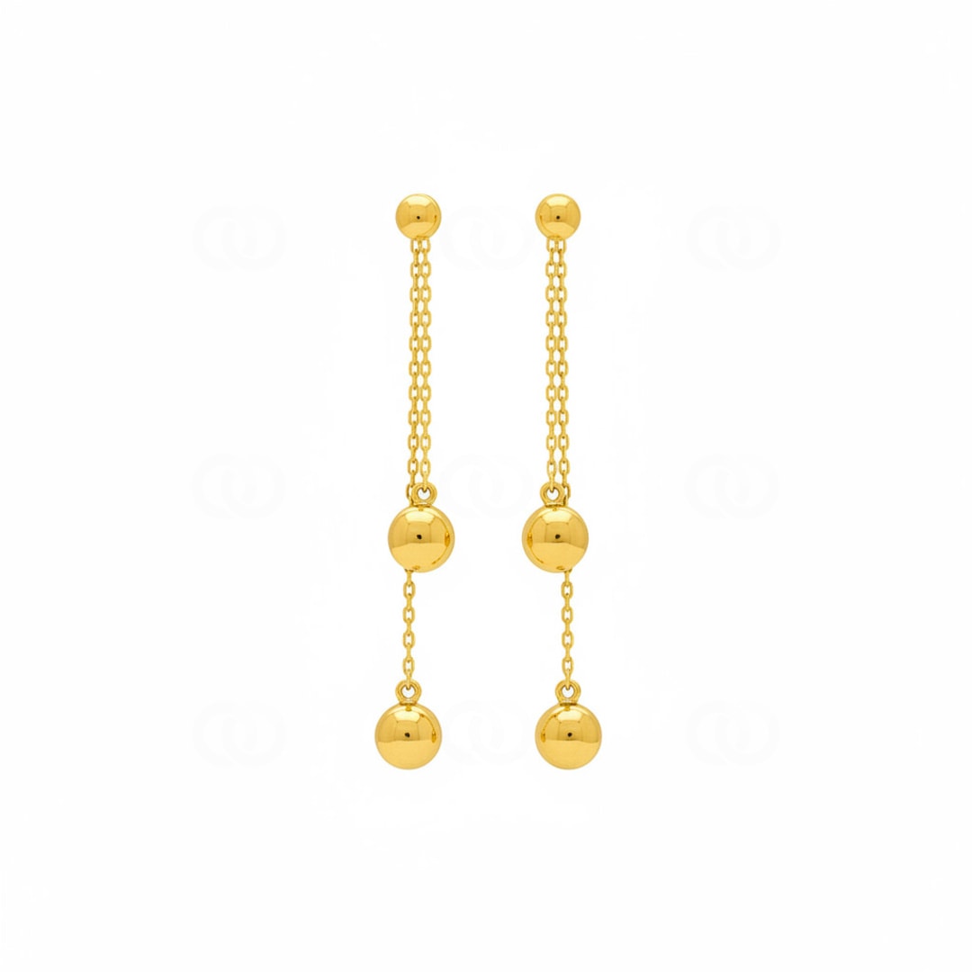 Ohrhänger 750/18 K Gelbgold