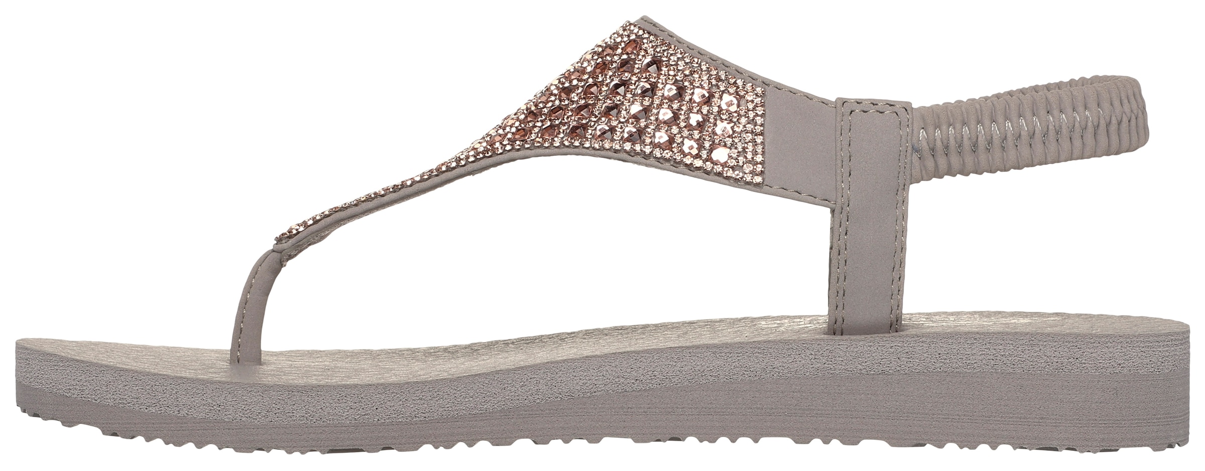 Skechers Sandale »MEDITATION-ROCKSTAR«  , Sommerschuh, Sandalette, Riemchensandale, mit Glitzersteinen