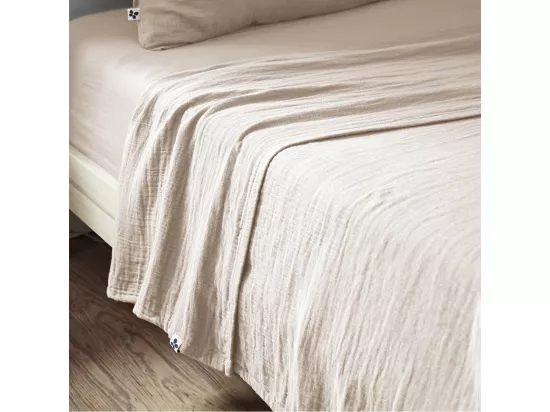 OUREA - Drap Plat 270x300cm Gaze de Coton Pampa