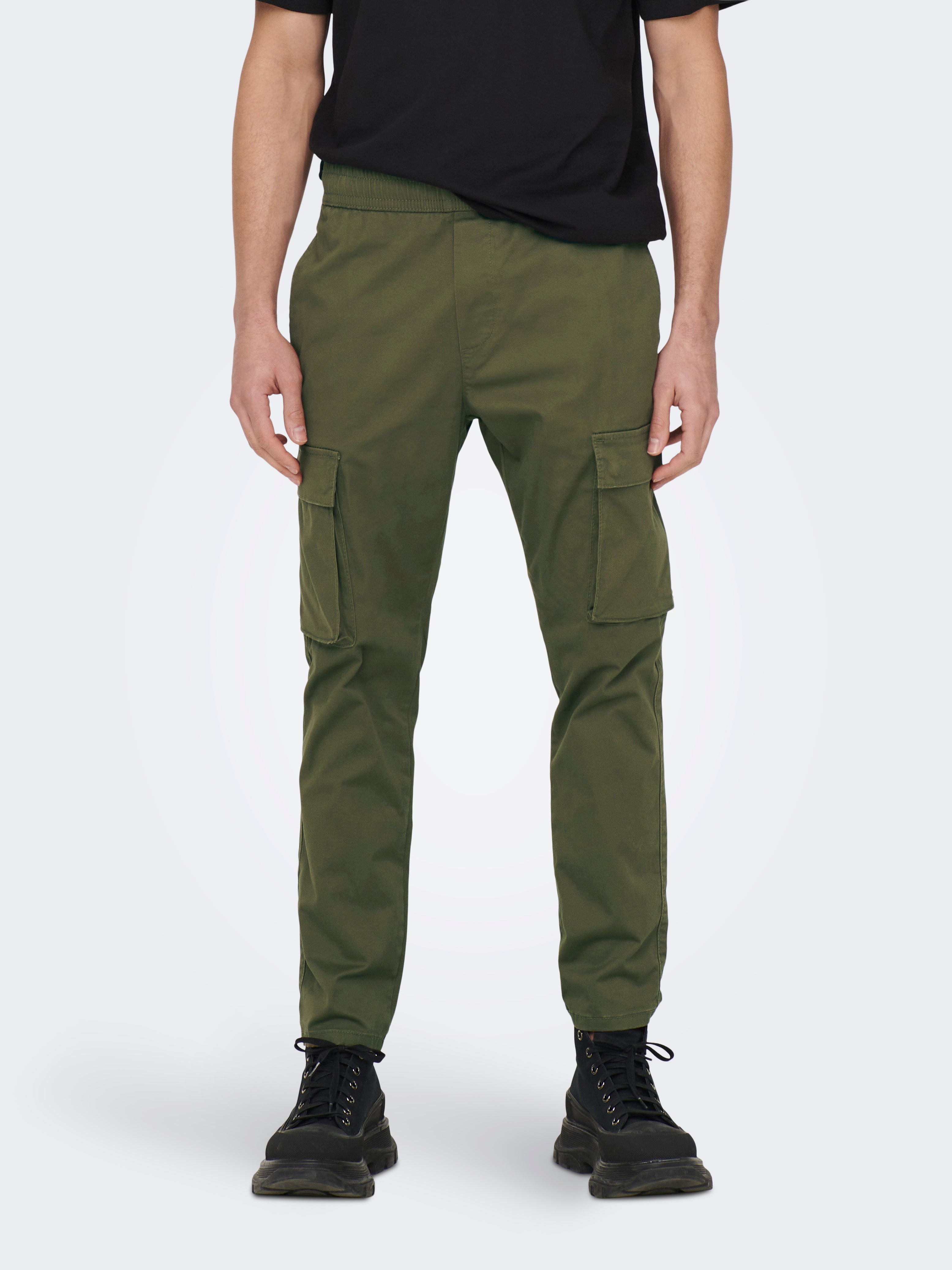 ONSCAM Verjüngt Cargo-Hose Olive Night