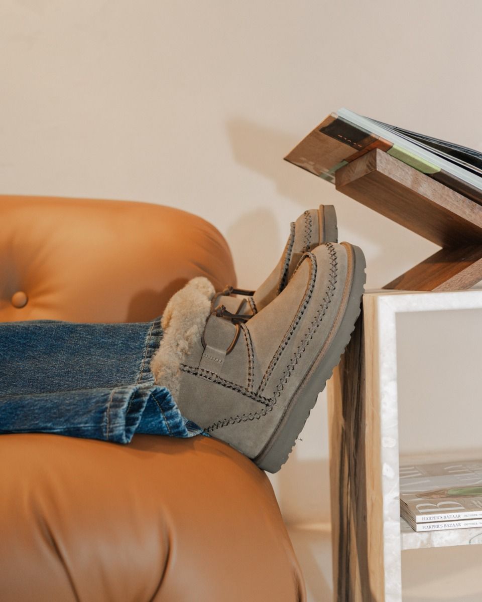 UGG Classic Mini Alpine Boot Hickory Dames Enkelboots
