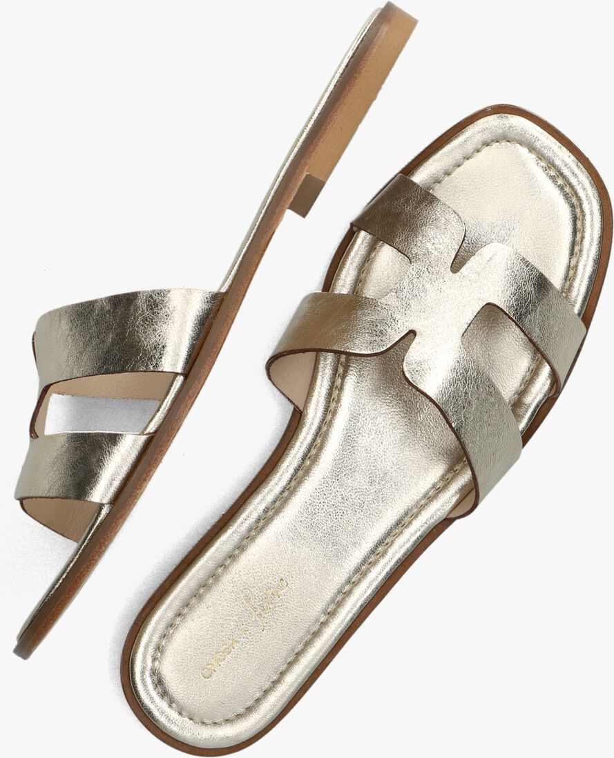 OMODA ATELIER gouden omoda atelier slippers omoda x florine slippers