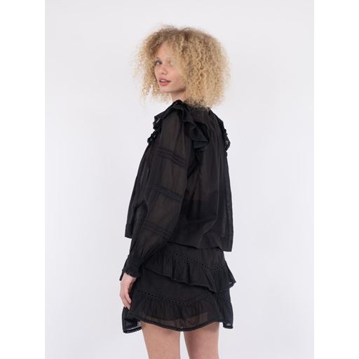 Neo Noir Simkie S Voile Bluse, Black, 34