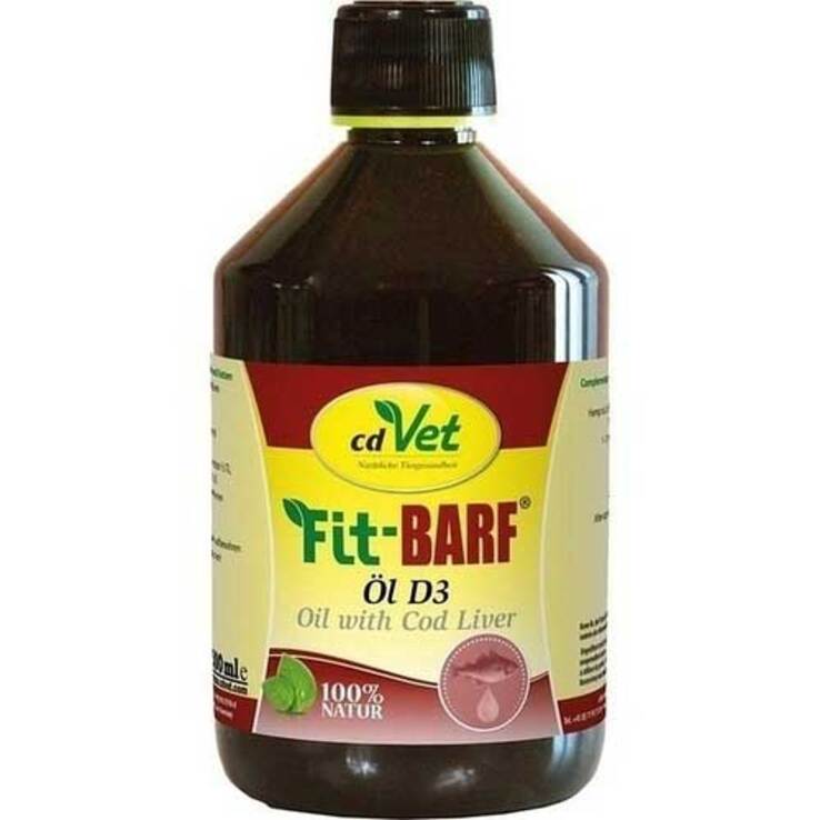 Fit Barf Öl D3 vet. (für Tiere), 500 ml