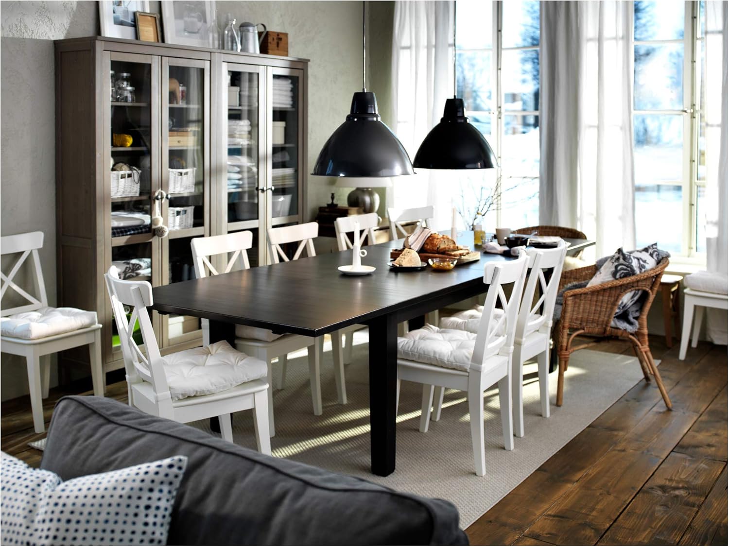 IKEA INGOLF Stuhl weiß