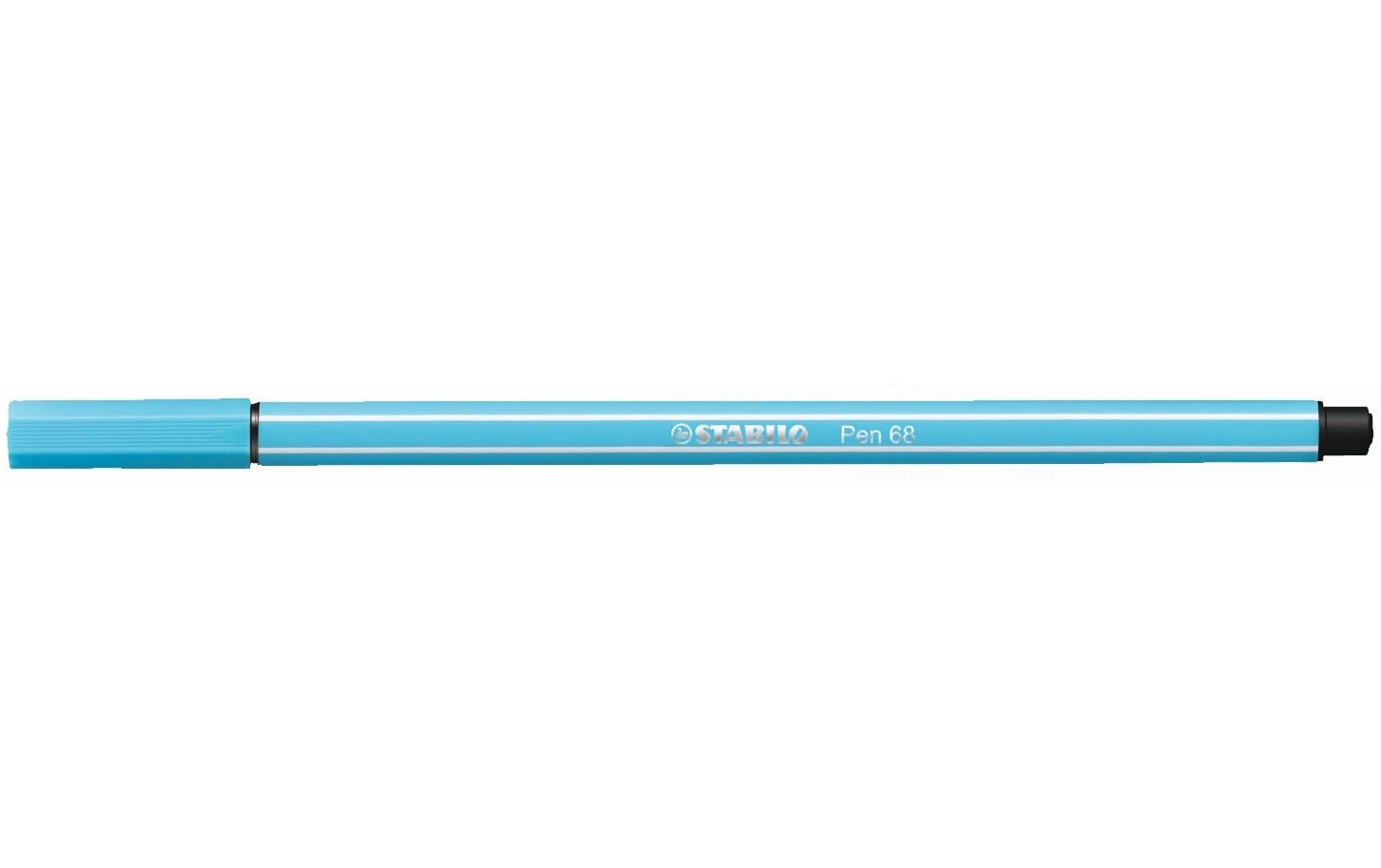 Fasermaler Pen 68 Hellblau, 10 StückFilzstift mit ausdrucksstarken Farben