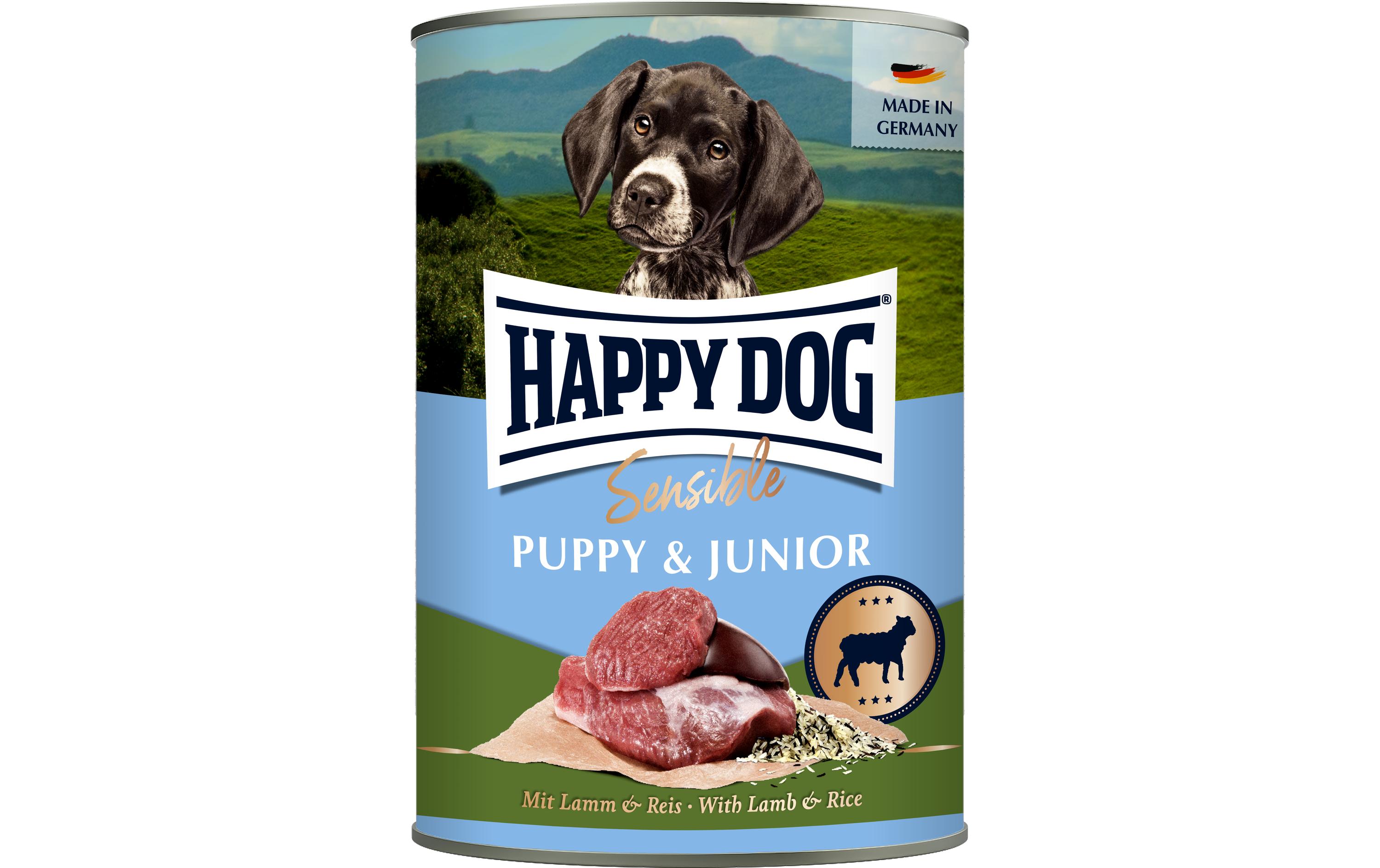 Nassfutter Sensible Puppy Lamm & Reis, 400 gAlleinfuttermittel für heranwachsende Hunde ab der 8. Lebenswoche