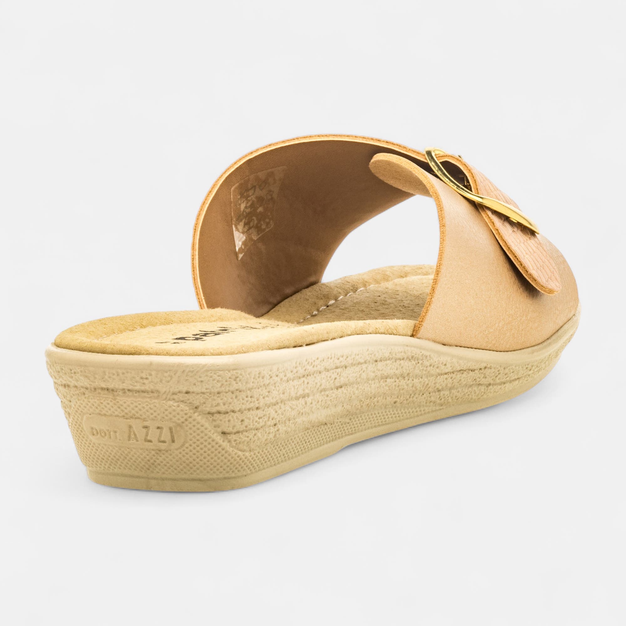 Pantoufles mules Femme or