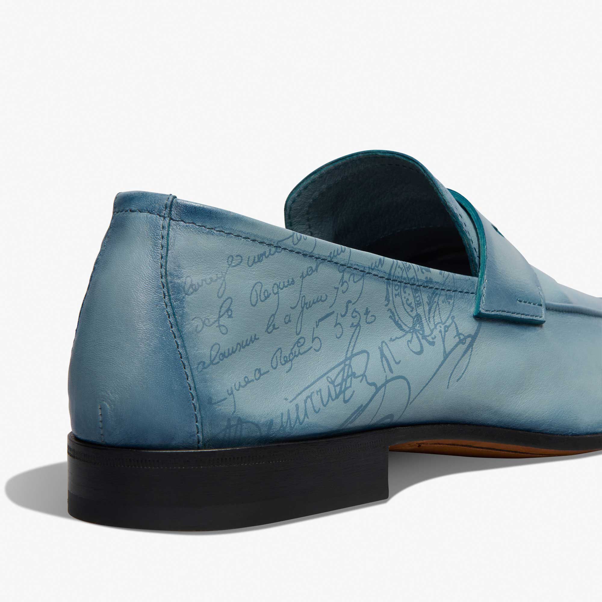 Mocassin Lorenzo En Cuir De Kangourou Scritto