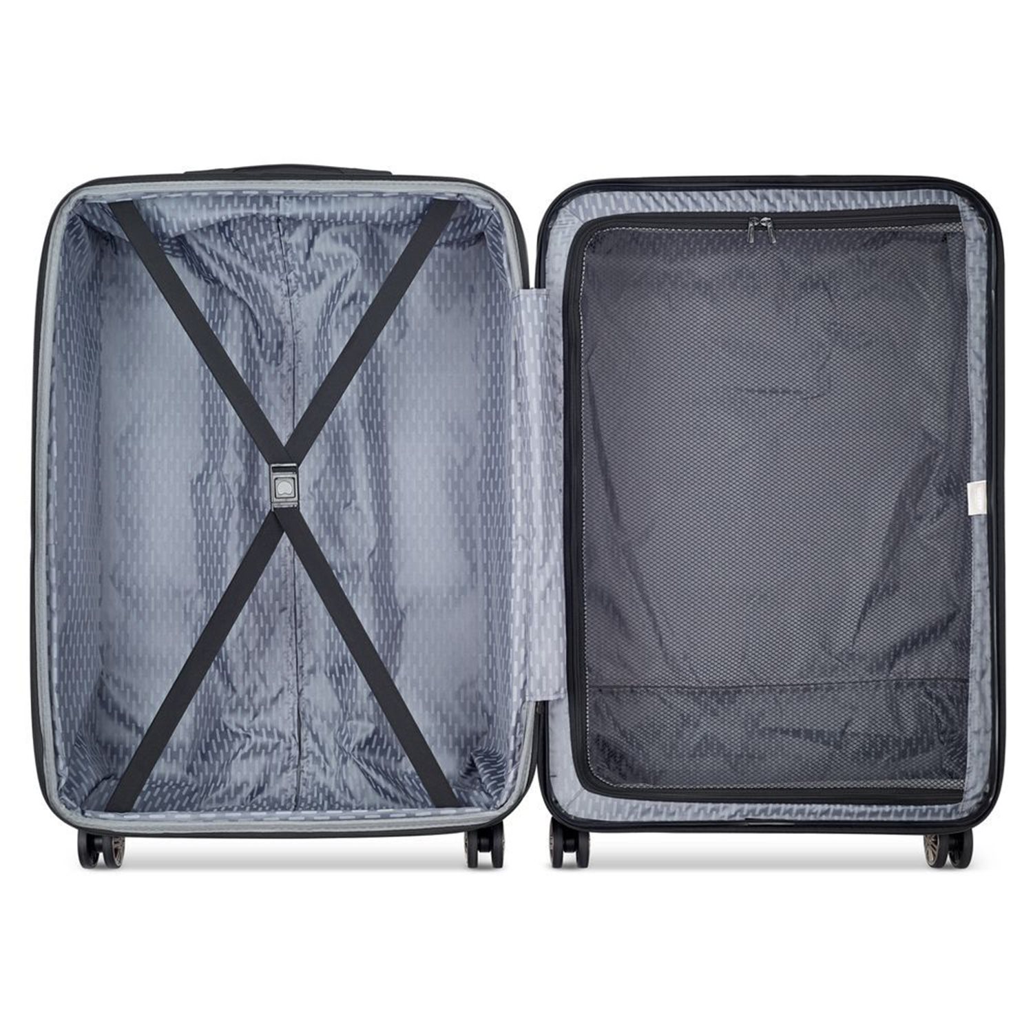 Delsey Air Armour 4 Wheel Large Trolley 77 Expandable black