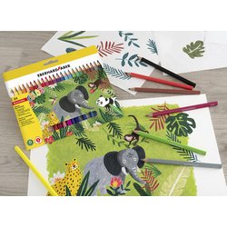 Crayon de couleur COLORI Jumbo, étui de 10