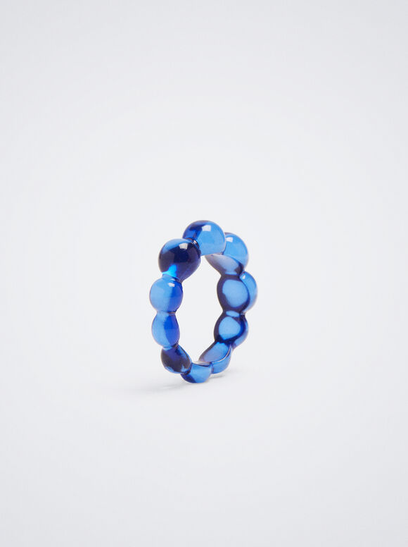 Anillo De Resina - Azul