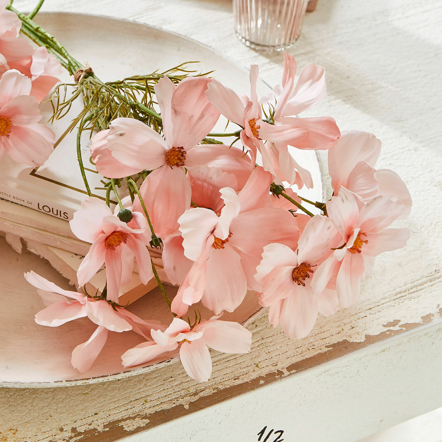 Deko-Blumenstrauß Tilla rosa