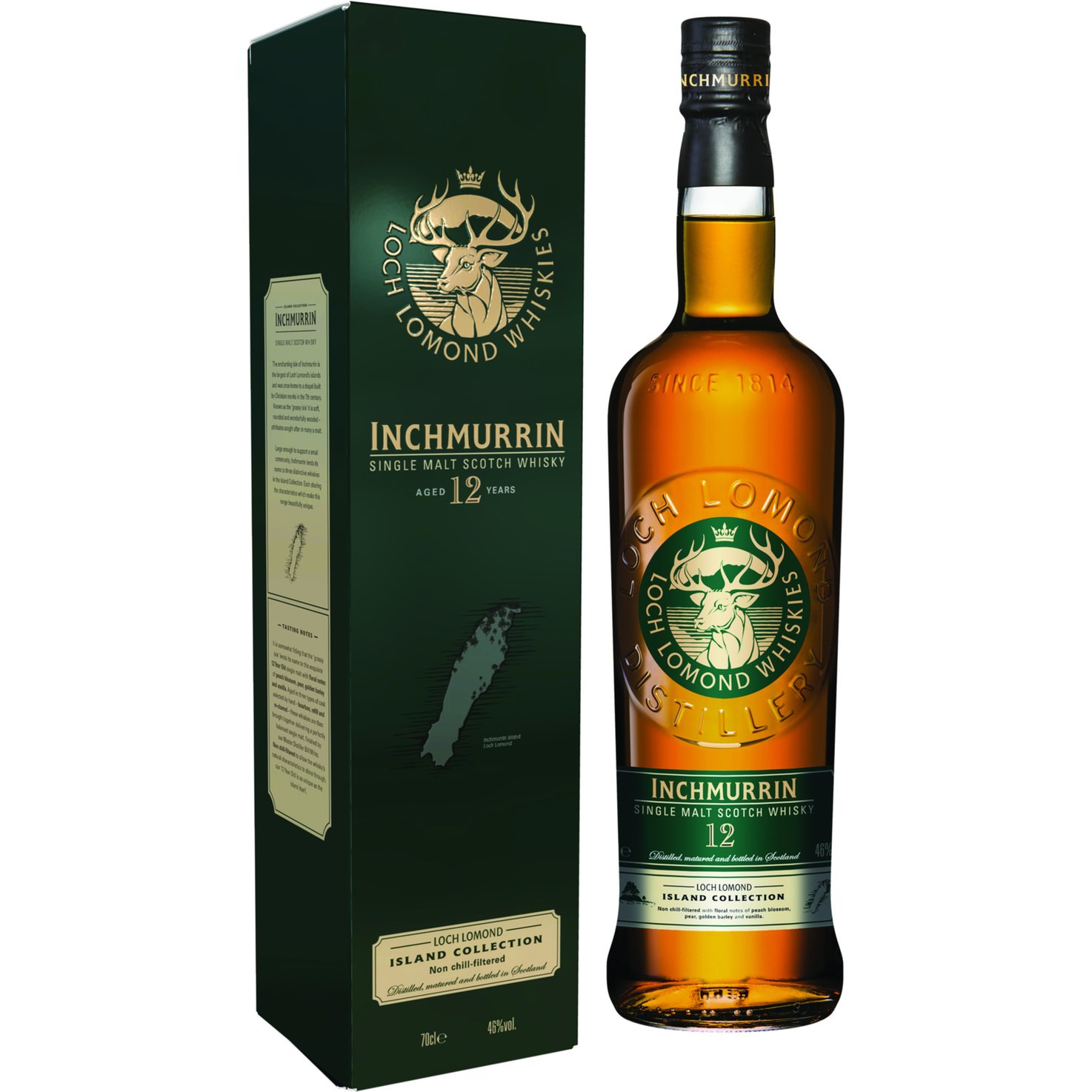 Inchmurrin Single Malt 12 Years -70cl