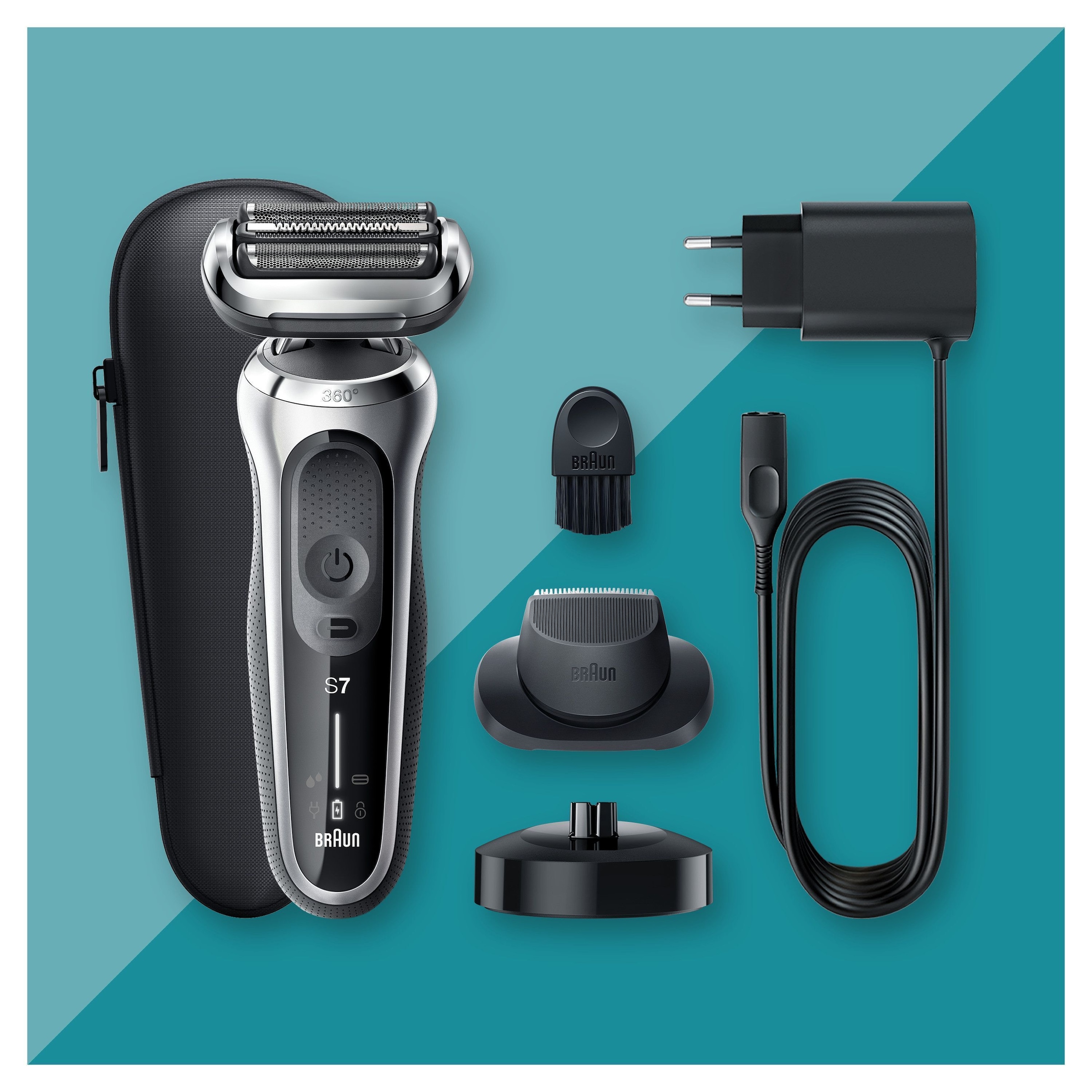 Braun Elektrorasierer »Series 7 71-S4200cs« Wet&Dry, Präzisionstrimmer