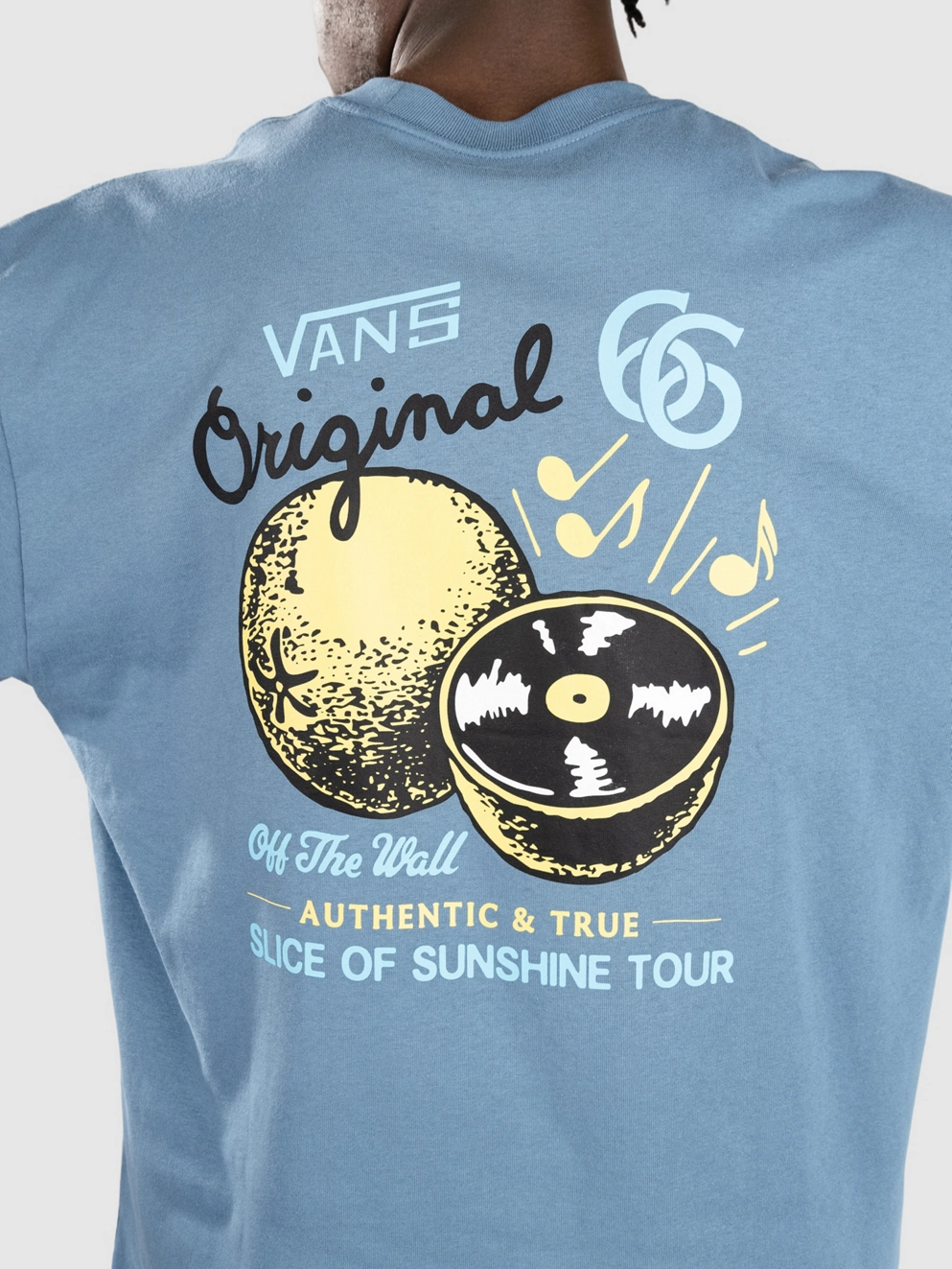 Vans Orange Records Loose T-Shirt copen blue
