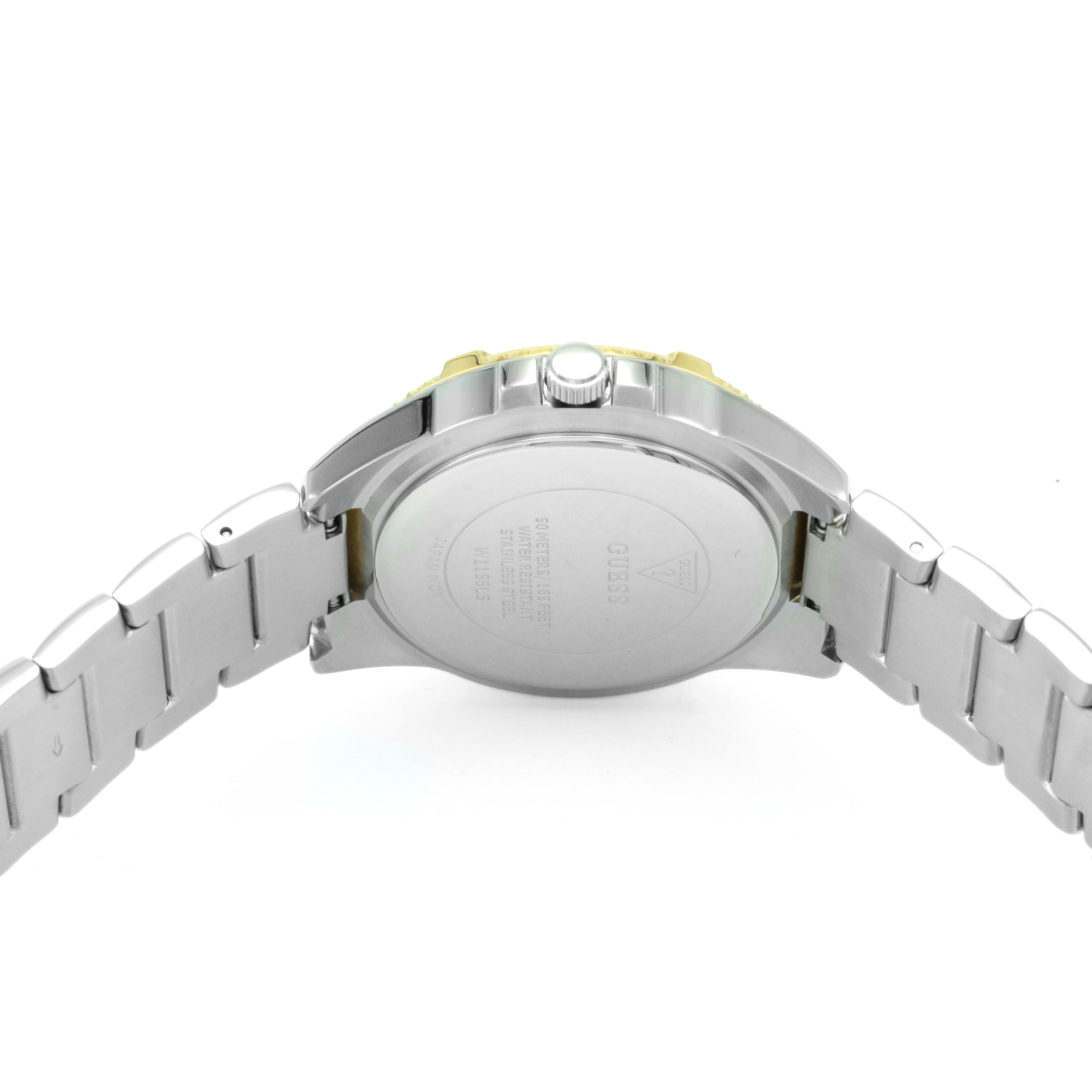 Guess Stainless Steel Fashion Analogue Quartz Watch