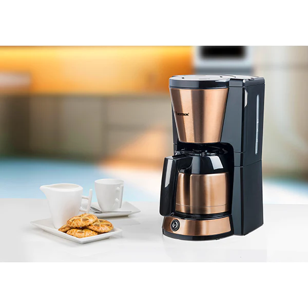 Cafetière filtre avec verseuse isotherme 8 tasses 900 W coloris cuivre