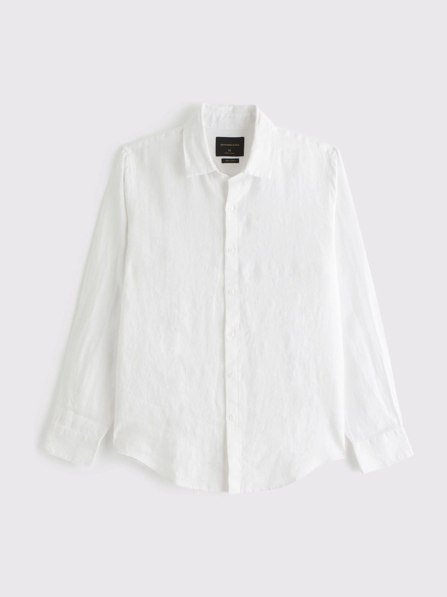 Abercrombie & Fitch Long Sleeve Linen Shirt