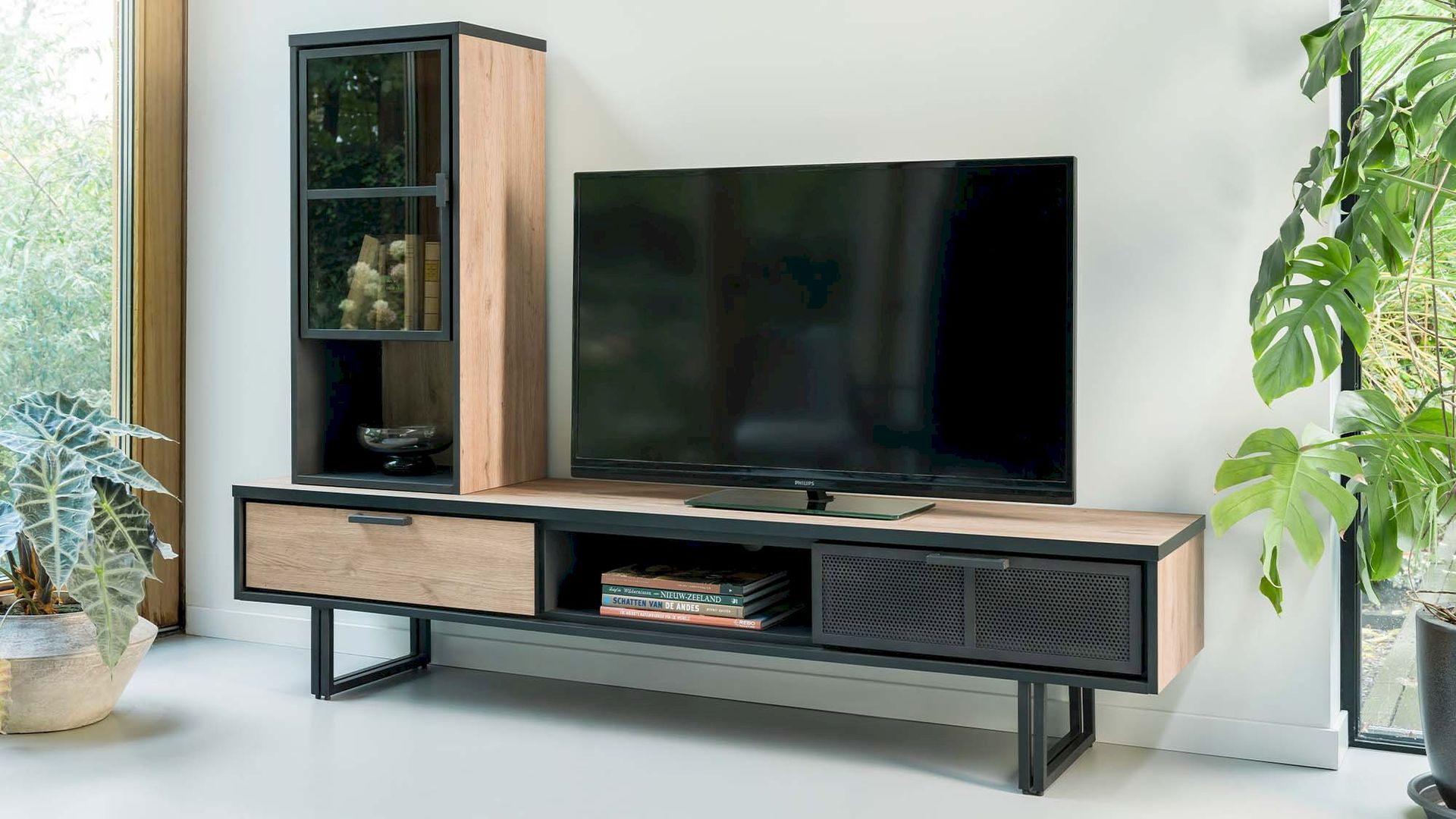 Henders en Hazel   Avalon Natural Tv-meubel