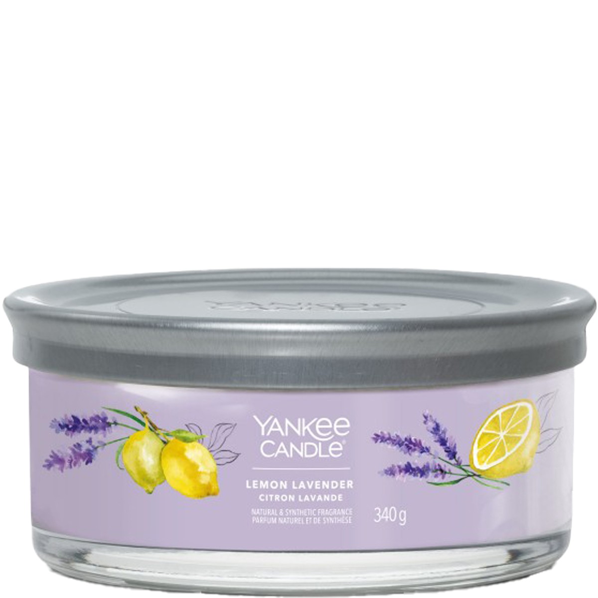 Bougie 5 mèches - Citron lavande - 340 g