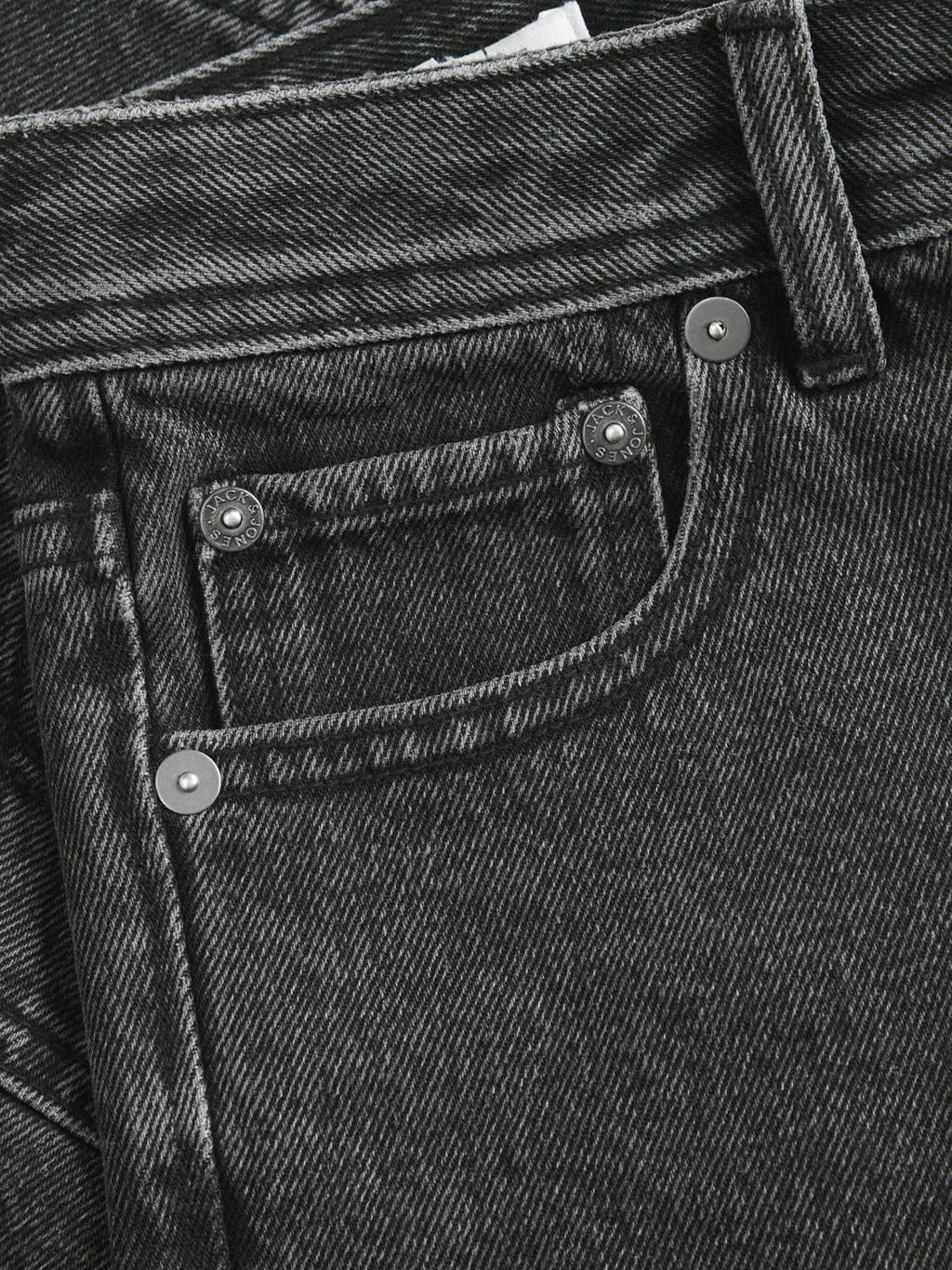 JACK & JONES denim short JJICHRIS JJORIGINAL black denim
